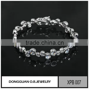 Fashion Bracelet, Brass Material Charm Zircon Bracelet thumbnail-1