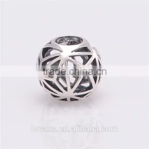 Cheap Individuality Silver Beads Natural Stone Crystal Beads for Bracelet thumbnail-1