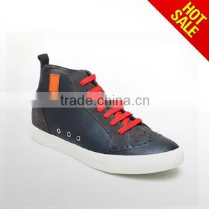 Cow Leather High Cut Runnning Athletic Sports Shoes thumbnail-1