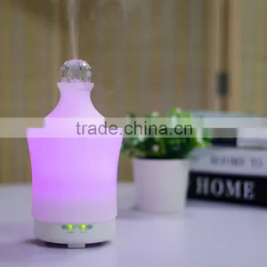 Polystone Ultrasonic Humidifier,Scent Oil Diffuser Suitable for All Essential Oils 7-color-changing LED Light thumbnail-1