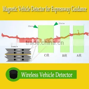 Wireless Magnetic Vehicle Detector Sensor for Smart Expressway Guidance Ease Traffic Congestion thumbnail-1