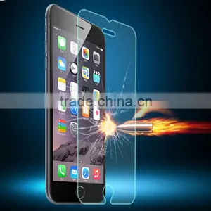 Waterproof Anti Glare Tempered Glass for Iphone 6s 0.2mm Anti-shock Screen Protector, Anti Blue Light Screen Protector thumbnail-1
