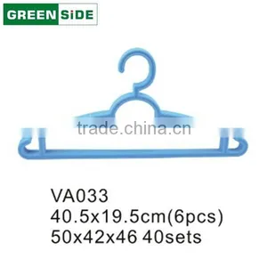 VA033 Plastic Cloth Clothing Hanger Suits Store Bedroom Laundry Hanger thumbnail-2