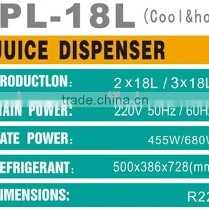 2 Tanks Restaurant Juice Dispenser thumbnail-3