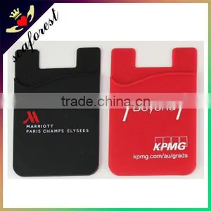 3m Adhesive Sticker Mobile Phone Silicone Smart Wallet,card Holder With Logo thumbnail-6