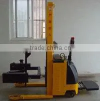 Full Electric Roll Paper Lifter Pallet Truck With Pedal thumbnail-2