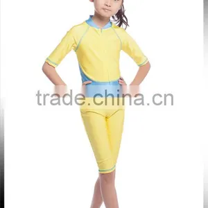 Girls Islamic Muslim Full Cover Modest Fit Swimsuit Beachwear Swimming Costumes thumbnail-2