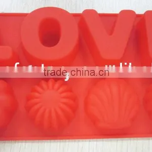 Silicone Love Chocolate Mold,silicone Fondant Mould thumbnail-1