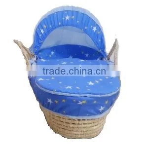 100% Cotton Moses Basket Cover Bedding Set thumbnail-1