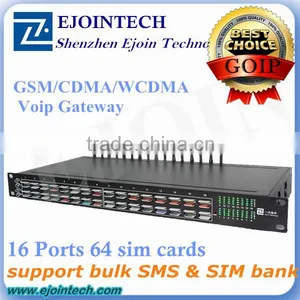 Ejointech ACOM516-64 Free SMS 16 Port 64 Cards CDMA 800Mhz Gateway thumbnail-1