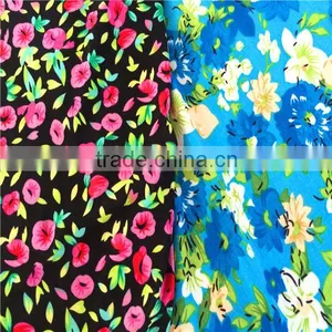 FDY Polyester Spandex Stretch Fabric Knitted Printing Fabric thumbnail-1