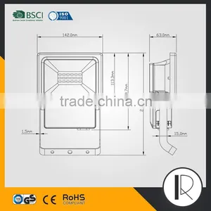 High Bright 20W Cranked Bracket LED Floodlight thumbnail-5