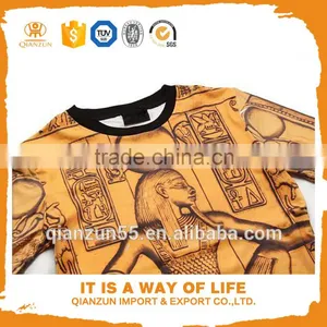 Dry Fit Rock 60% Cotton 40% Polyester Manufacture Wholesale Egyptian Cotton T-shirts thumbnail-3