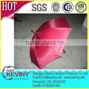 Straight Umbrella Wood Frame Umbrella Auto Open Parasol Produce by Chinease Parapuie Manufacturer thumbnail-2