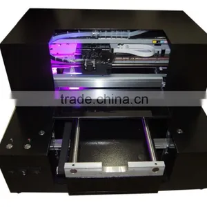 Cheap a3 6color uv Flatbed Printer Printing Onto PVC Card, USB, Wood, Case Directly thumbnail-2