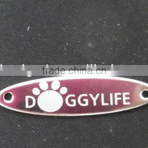Aluminum Tag, Brass Anquit Label, Adhesive Label, Metal Label. thumbnail-1
