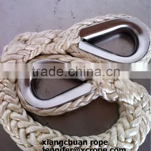UHMWPE Rope With Capel 0.9 Meters /blue UHMWPE Safety Rope With Capel/Fall Prevention Device thumbnail-4