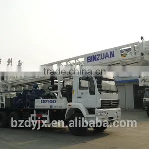 Exported to Senegal 400m Full Hydraulic Truck Mounted Water Well Drilling Rig thumbnail-2