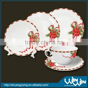 Porcelain Dinner Ware With Christmas Design thumbnail-1