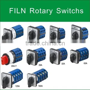 FILN AC 400V 200A Rotary Encoder Switch Plastic and Copper thumbnail-1