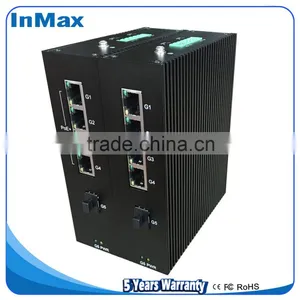 Wide Temperature Full Gigabit Unmanaged 5 Ports PoE Industrial Grade Ethernet Switches P505A thumbnail-2
