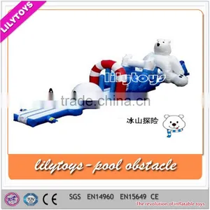 Inflatable Water Obstaclefor Kids and Adults, Inflatable Obstacle Course for Sale thumbnail-1
