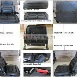 Heli Forklift Parts Forklift Seat With Semi Suspension(YY1) thumbnail-4