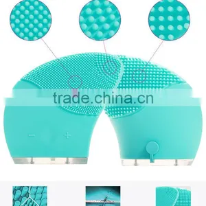 Soft Silicone Vibration Face Brush Cleansing Massage Brush for All Skins thumbnail-5