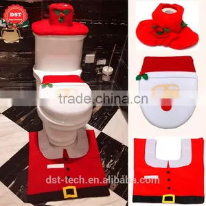 Christmas Toilet Set , Cushion, Lid Cover thumbnail-1