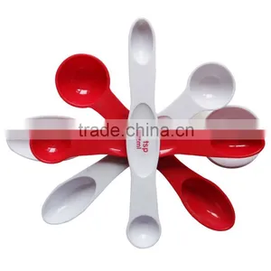 5 Pcs Magnetic PP Kitchen Cooking Plastic Measuring Spoon thumbnail-3