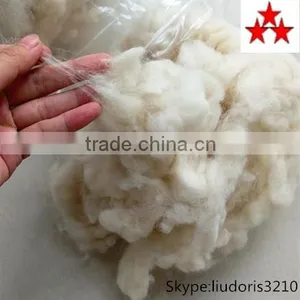History Lowest Price !!!!!!!!Scoured Fine White Wool Noils thumbnail-1