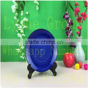Modern Round And Square Shape Various Sizes Custom Printed Purple Dinner Sets Dinnerware Soup Plates Ceramics thumbnail-1