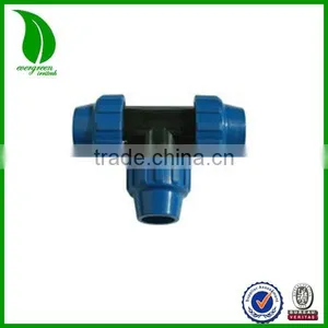 PN10-16 PP PE COMPRESSION FITTING 90 DEGREE TEE thumbnail-1