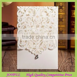 2015 Hot Sell Laser Cut Hollow Wedding Invitation Card thumbnail-3