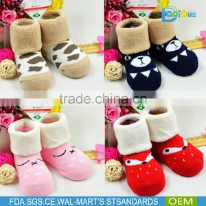 Cute Cotton Printed Baby Cartoon Socks Children Shoe Socks With 20 Different Design thumbnail-3