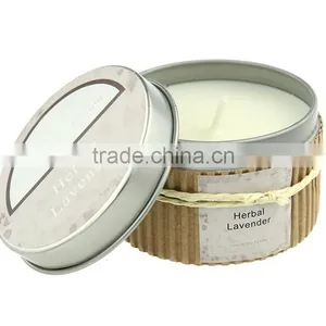 100% Natural Soy Wax Candle in Metal Jar , Scented Candle in Cooper Metal Jar,natural Essence Candle thumbnail-4