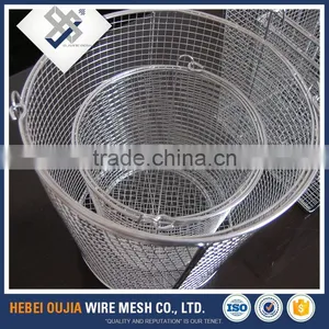 Stainless Steel Round Folding Wire Mesh Basket for Home thumbnail-6