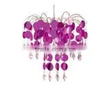 Chic Hot Pink Easy Fit Chandelier Ceiling Light Shade Fitting Brand New thumbnail-1