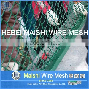 PVC Coated Chain Link Mesh Fence Diamond Mesh thumbnail-2