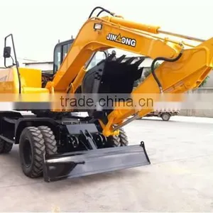 9t 0.4cbm Bucket JGM909L-8 Construction Machinery Wheeled Excavators thumbnail-1