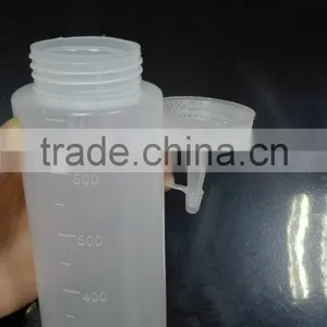 680ml Clear Plastic Ketchup Sauce Soy Squeeze Bottles With Screw Cap thumbnail-2