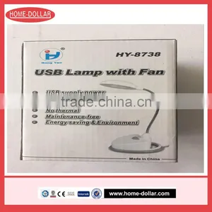 Creative Convenient USB Lamp With Fan thumbnail-1