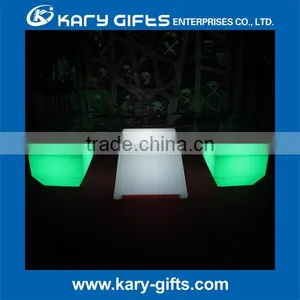 Led Stool Plastic Cube Led Stool Funny Bar Stools for Event Concert Party thumbnail-1
