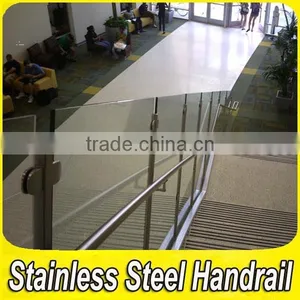 Home Stair 304 Stainless Steel Indoor Tempered Glass Railing thumbnail-4