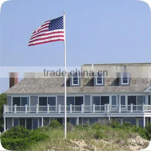 Taper Carbon Galvanized Steel Residential Flag Pole thumbnail-1