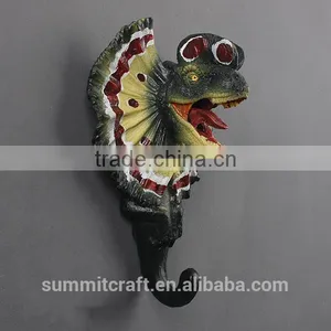 Life-like Resin Decorative Artificial Dragon Wall Mounted Cloth Hook thumbnail-2