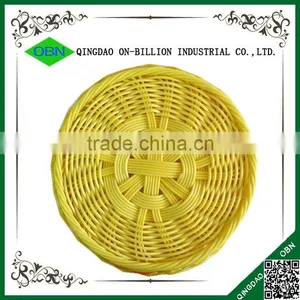 Cheap Woven Decorative Colored Fruit Plastic pe Rattan Basket thumbnail-5