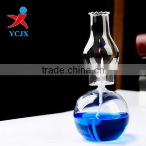 HANDMADE CLEAR GLASS KEROSENE LAMPS ON SALE thumbnail-1