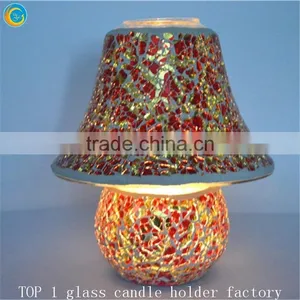Decorative Glass Mosaic Lamp Shade thumbnail-1