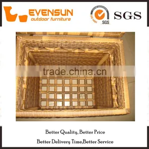 Delicate Cube Rattan Storage Box Outdoor Wicker Furniture thumbnail-5